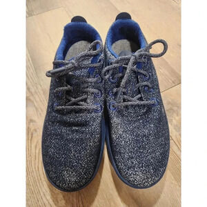 Allbirds Mens Size 11 WRM Wool Runner Mizzles Shoes Blue Low Top 0521 NV1